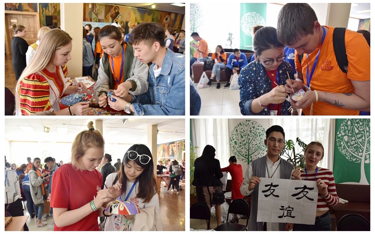 参加中俄传统文化展示活动